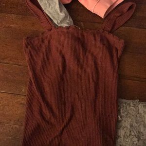 Red American eagle shirt